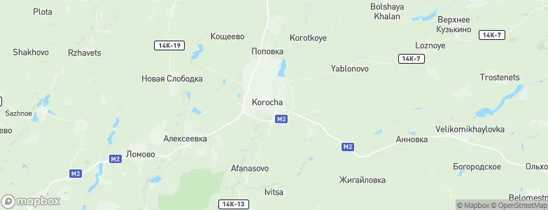Bekhteyevka, Russia Map
