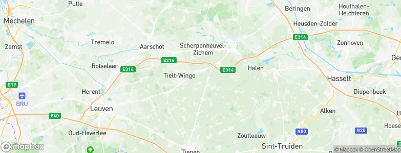 Bekkevoort, Belgium Map
