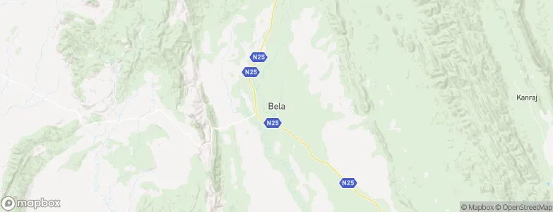 Bela, Pakistan Map
