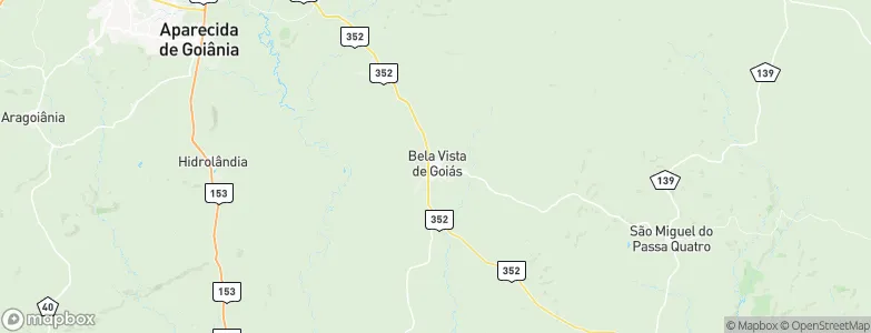 Bela Vista de Goiás, Brazil Map