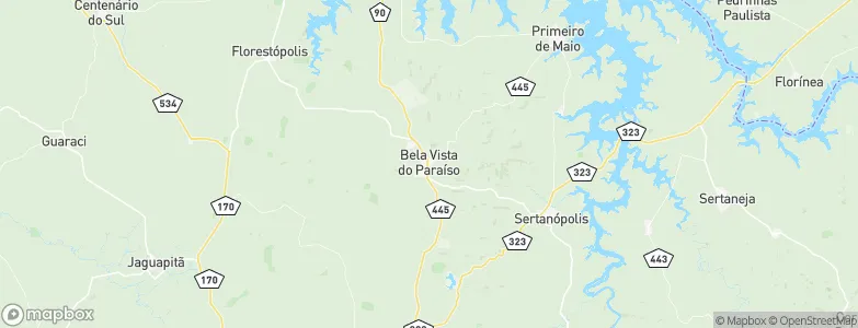 Bela Vista do Paraíso, Brazil Map