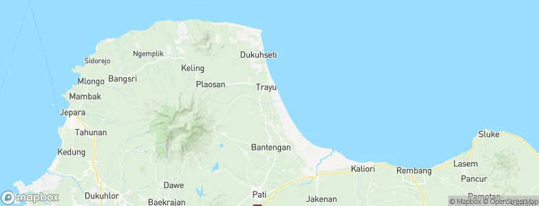 Belahan, Indonesia Map