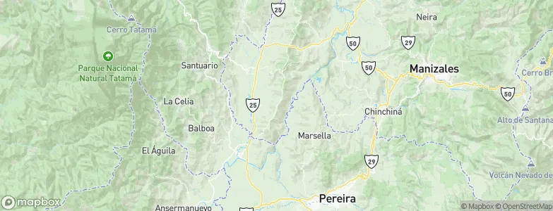 Belalcázar, Colombia Map