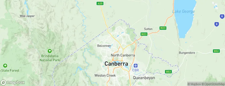Belconnen, Australia Map