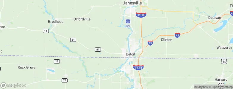 Belcrest, United States Map
