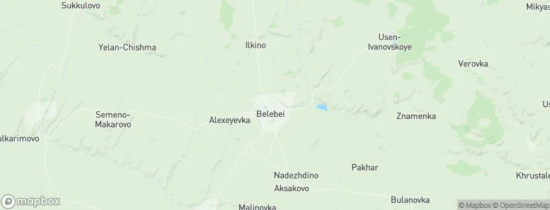 Belebey, Russia Map