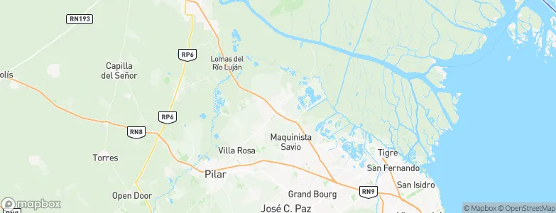 Belén de Escobar, Argentina Map
