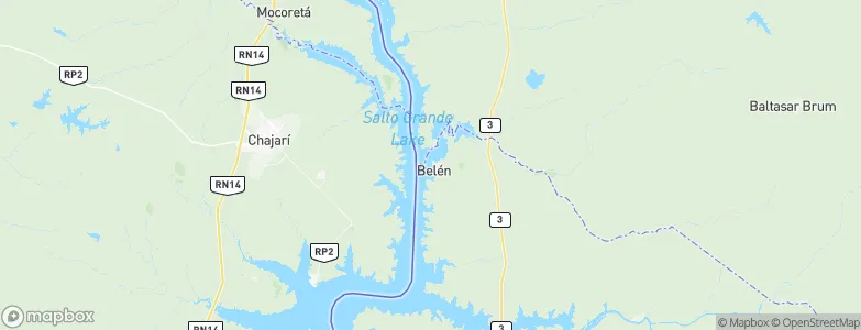 Belen, Uruguay Map