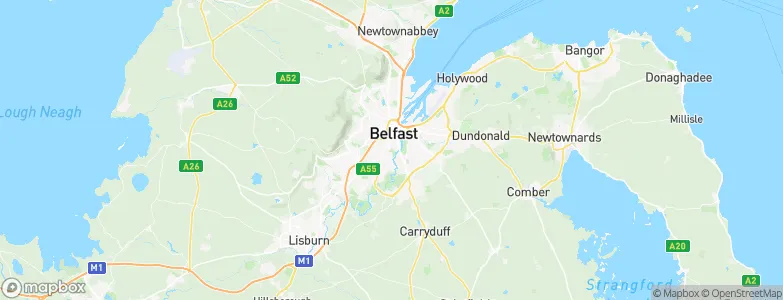 Belfast, United Kingdom Map