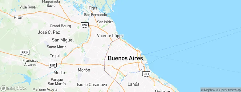 Belgrano, Argentina Map