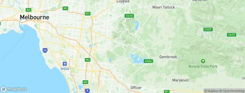 Belgrave Heights, Australia Map