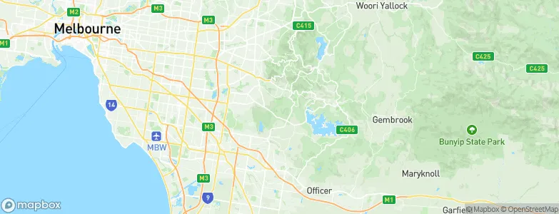 Belgrave South, Australia Map
