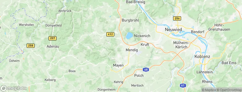 Bell, Germany Map