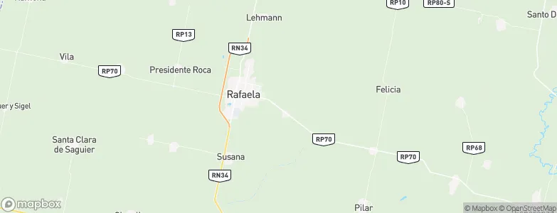 Bella Italia, Argentina Map