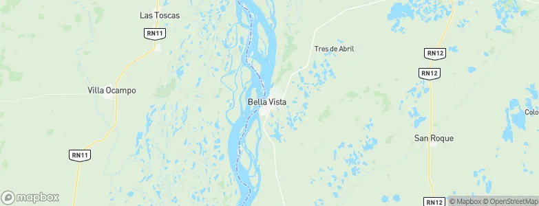Bella Vista, Argentina Map