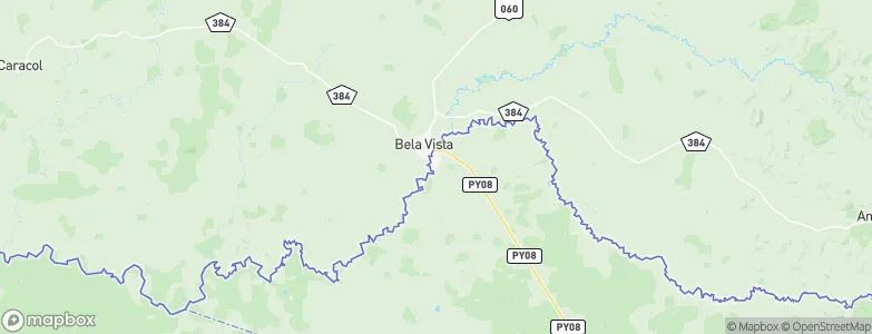Bella Vista, Paraguay Map