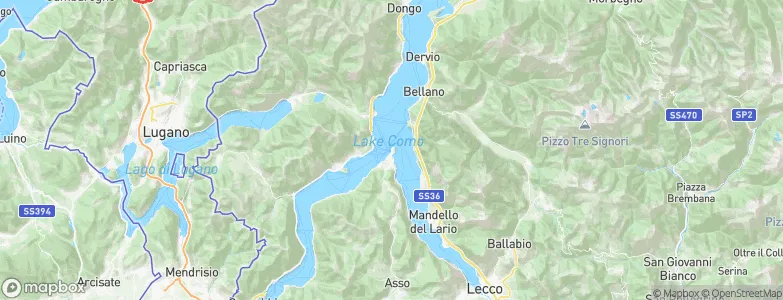 Bellagio, Italy Map