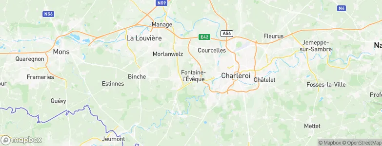 Belle Fontaine, Belgium Map