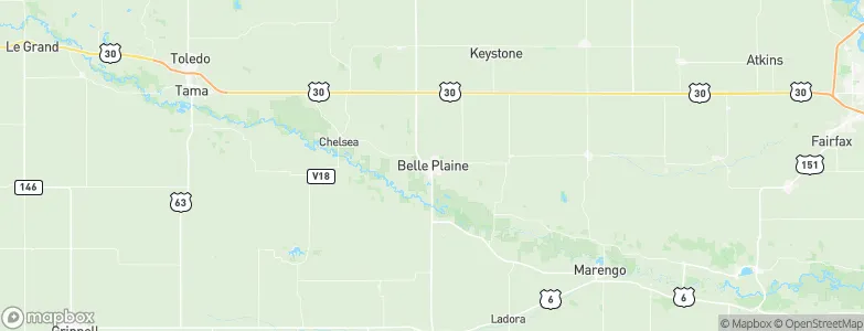 Belle Plaine, United States Map