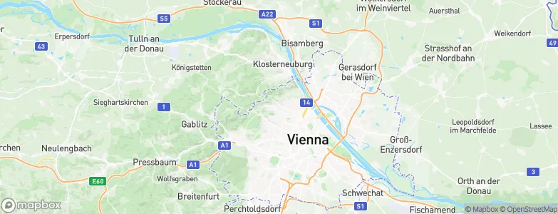 Bellevue, Austria Map