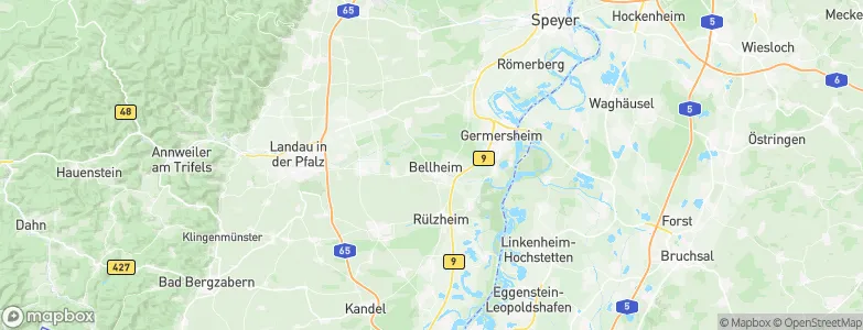 Bellheim, Germany Map