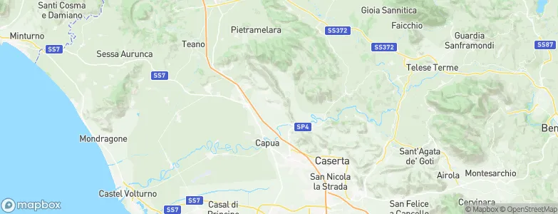 Bellona, Italy Map