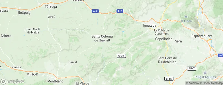 Bellprat, Spain Map