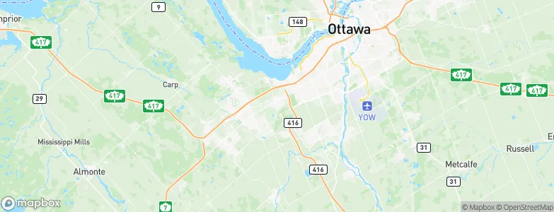 Bells Corners, Canada Map
