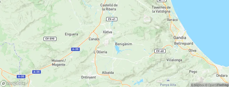 Bellús, Spain Map