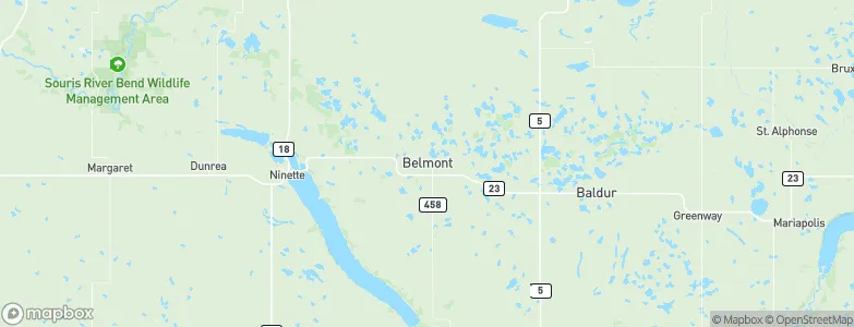 Belmont, Canada Map