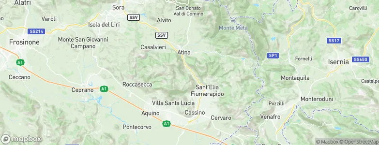 Belmonte Castello, Italy Map