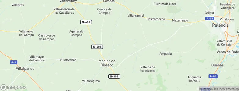 Belmonte de Campos, Spain Map