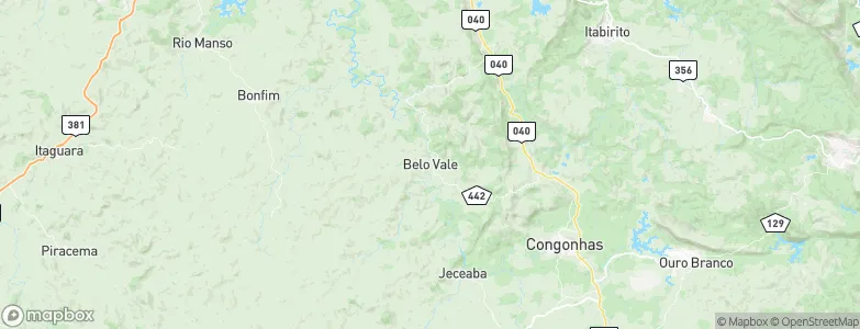 Belo Vale, Brazil Map