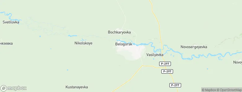Belogorsk, Russia Map