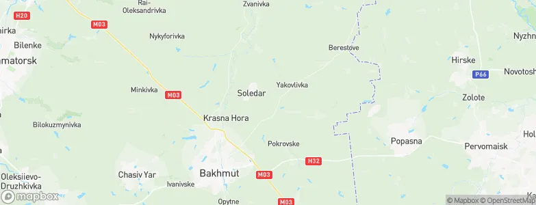 Belokamenskoye, Ukraine Map