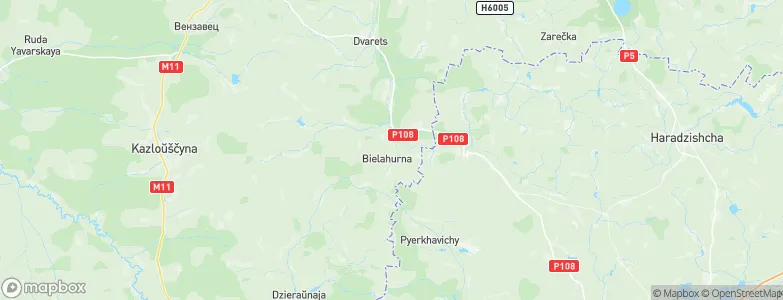 Belolozy, Belarus Map