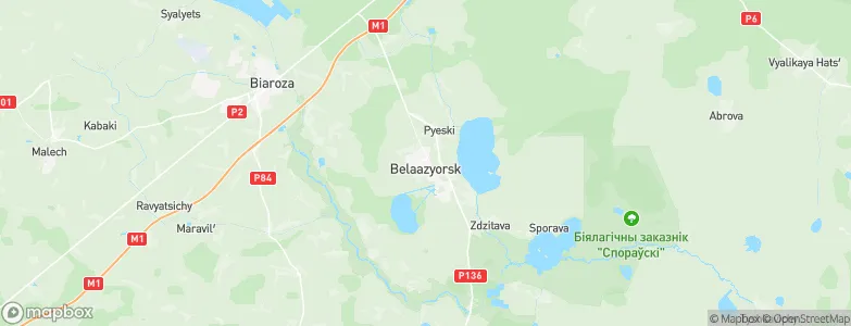 Beloozersk, Belarus Map