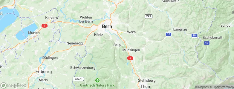 Belp, Switzerland Map