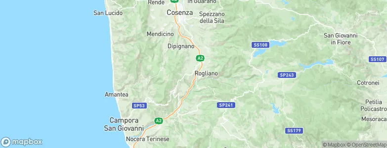 Belsito, Italy Map