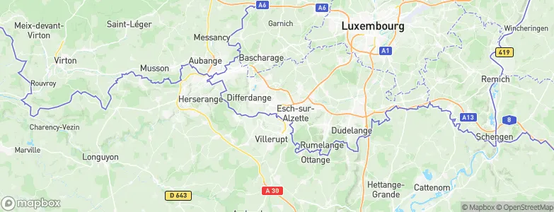 Belval, Luxembourg Map