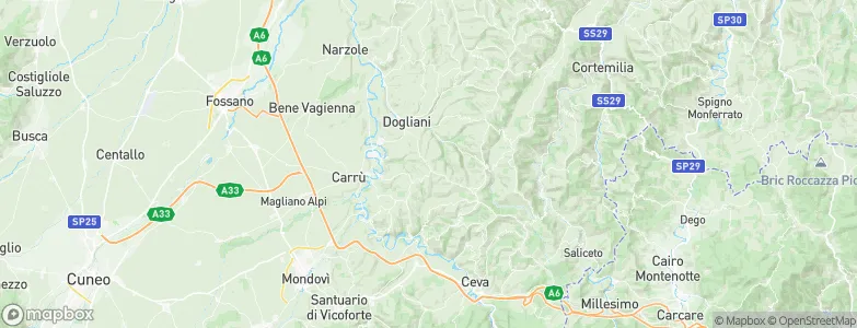 Belvedere Langhe, Italy Map
