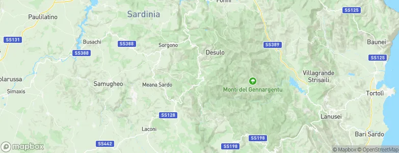 Belvì, Italy Map