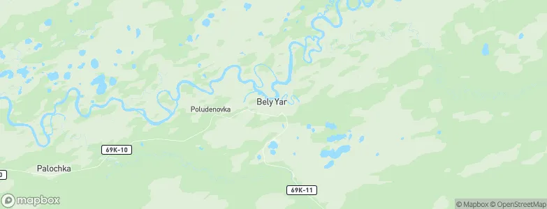 Belyy Yar, Russia Map