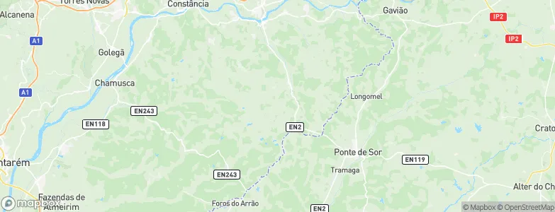 Bemposta, Portugal Map