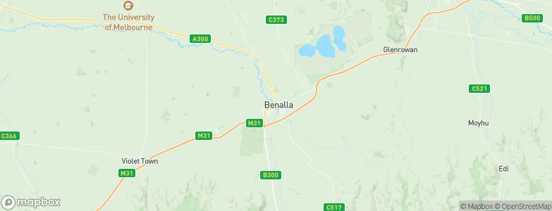 Benalla, Australia Map