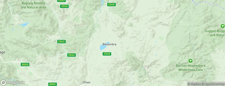 Benambra, Australia Map