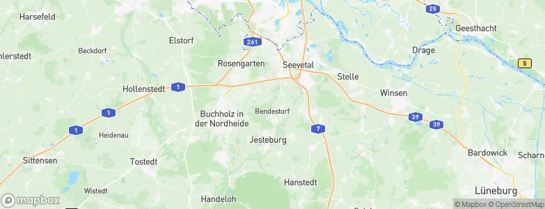 Bendestorf, Germany Map