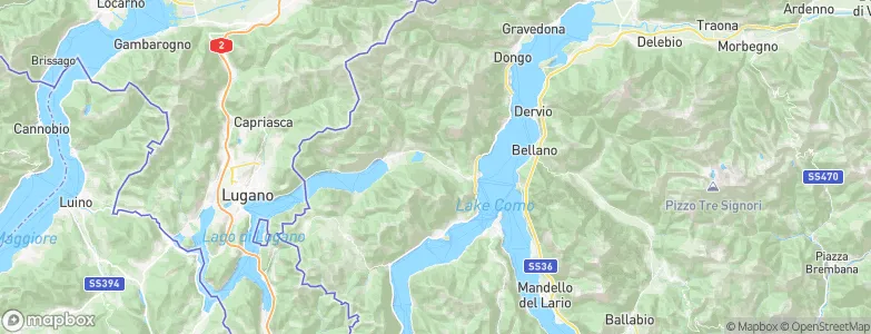 Bene Lario, Italy Map