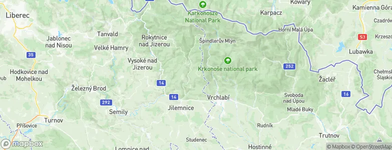 Benecko, Czechia Map