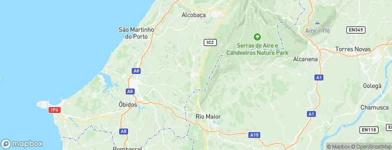 Benedita, Portugal Map
